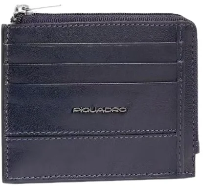Чехол для кредитных карт Piquadro Philip  PP4822W136R/BLU синий натур.кожа