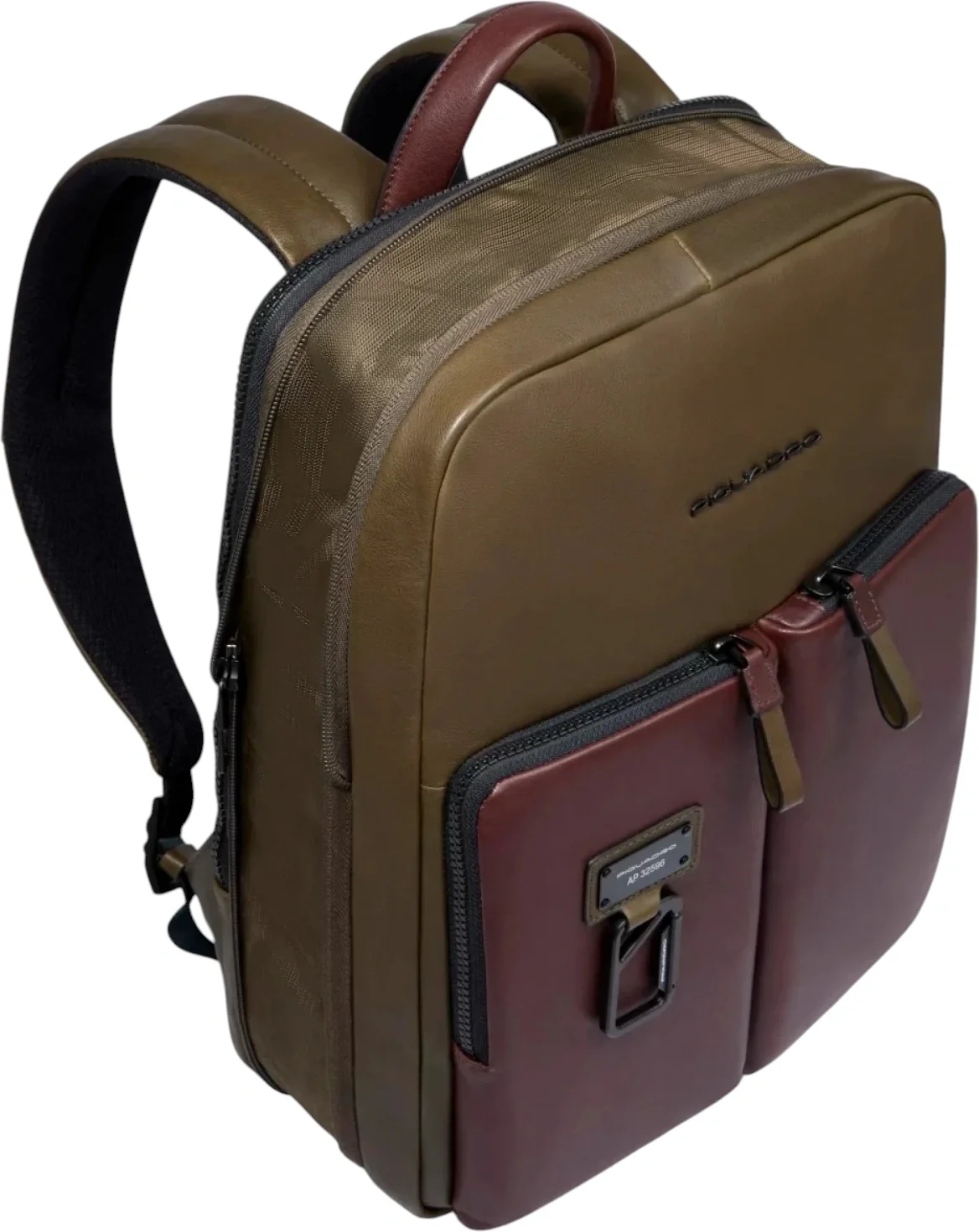 Рюкзак Piquadro Harper CA6311AP/VETM коричневый/зеленый натур.кожа