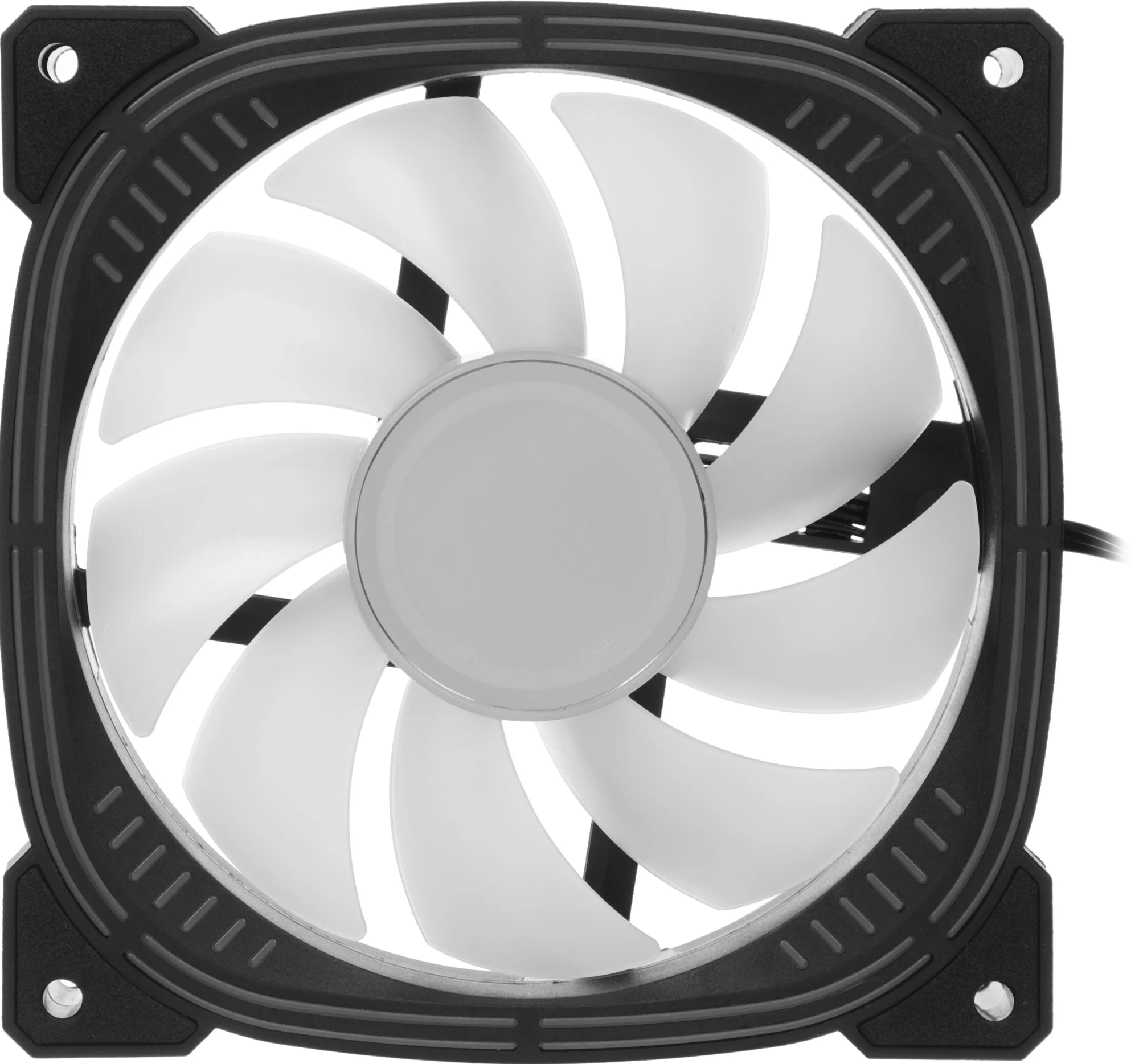 Вентилятор Formula Nulight 12BK 120мм, 3-pin, от БП:4-pin (Molex), 1200об/мин, 19.06 дБ, RGB, черный, Ret [nulight 12bk fr]