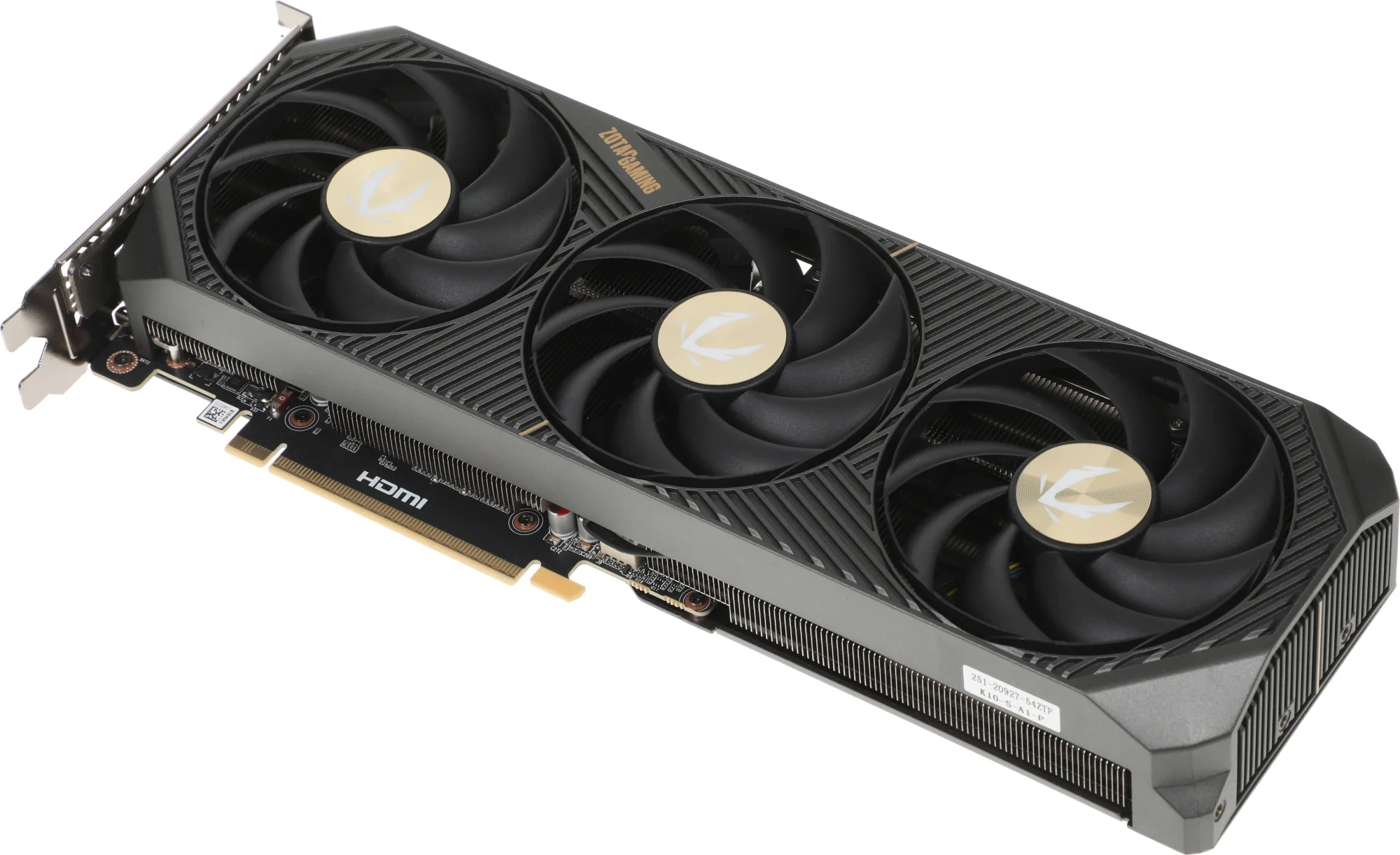 Видеокарта ZOTAC GAMING GeForce RTX 5070 SOLID NV 12Gb DDR7 192 bit 2165/2512 MHz 3*DP/HDMI 3*FAN (ZT-B50700D-10P) RTL