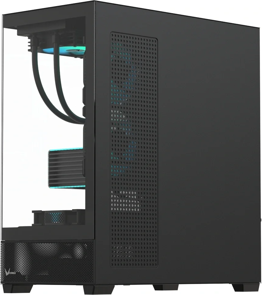 Корпус Formula Crystal Z2 черный без БП E-ATX 10x120mm 2xUSB2.0 1xUSB3.0 1xUSB3.1 audio bott PSU