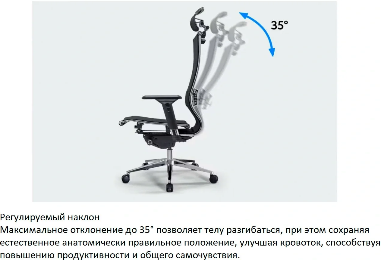 Кресло Метта Samurai Black Edition new черный сиденье черный сетка с подголов. крестов. полиамид хром