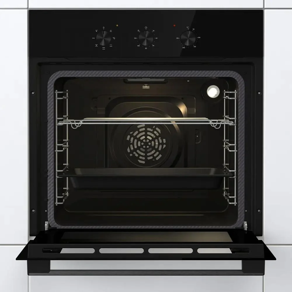 Духовой шкаф Электрический  Gorenje BO6725E02NBG черный