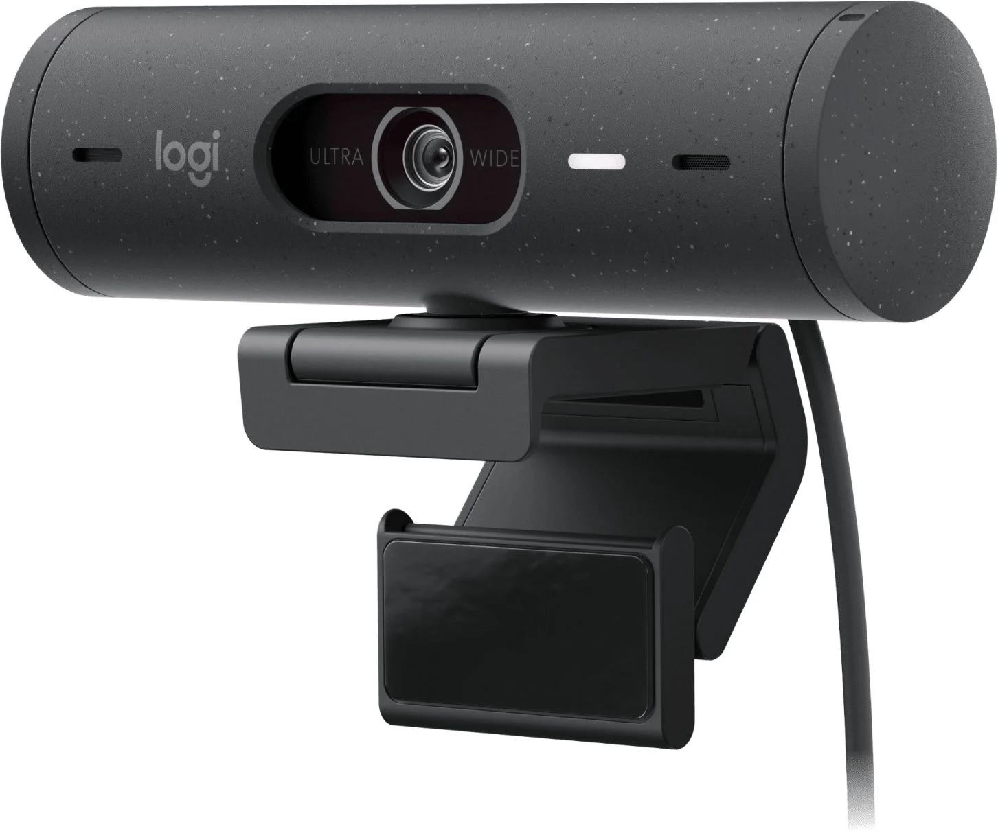 Веб-камера Logitech Brio 500 1920x1080, 30 кадр/с, USB Type-C, микрофон (2 шт, шумоподавление), автоматическая фокусировка, автоосвещение, универсальное крепление
