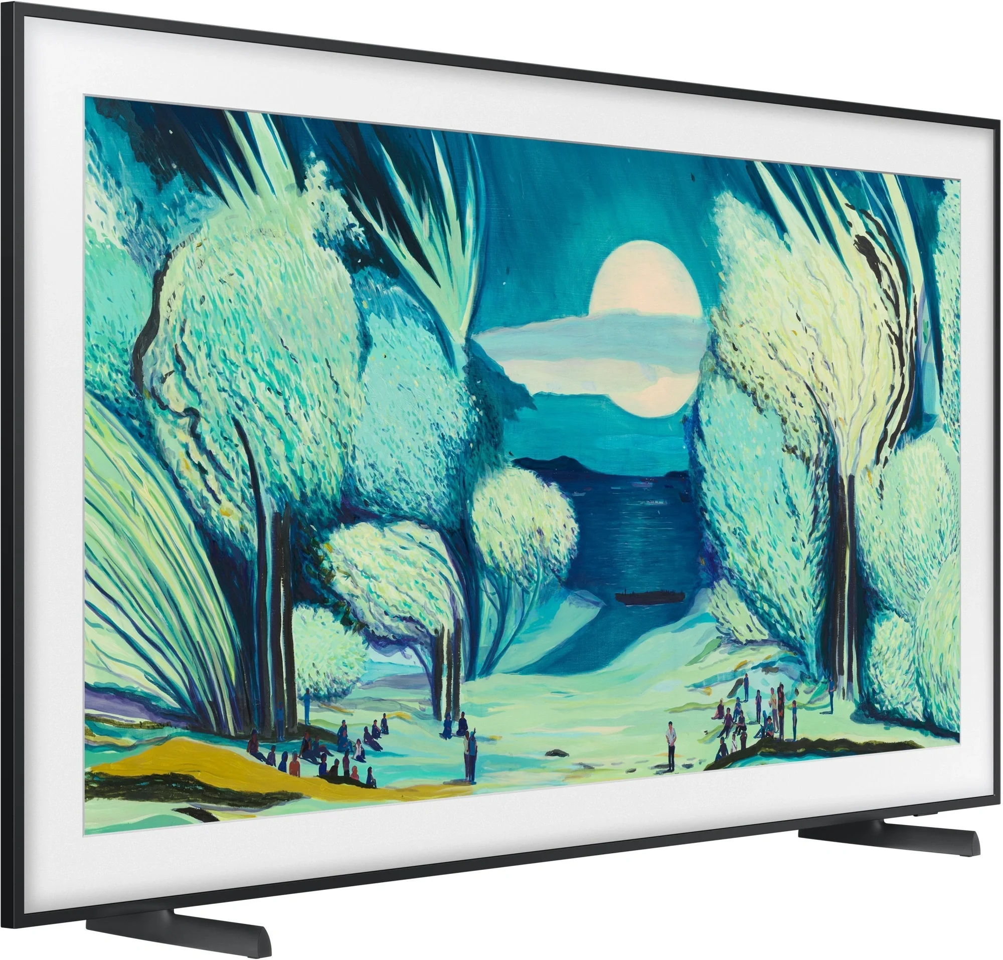 Телевизор QLED Samsung 55" QE55LS03FAUXRU The Frame черный 4K Ultra HD 120Hz DVB-T2 DVB-C DVB-S2 USB WiFi Smart TV