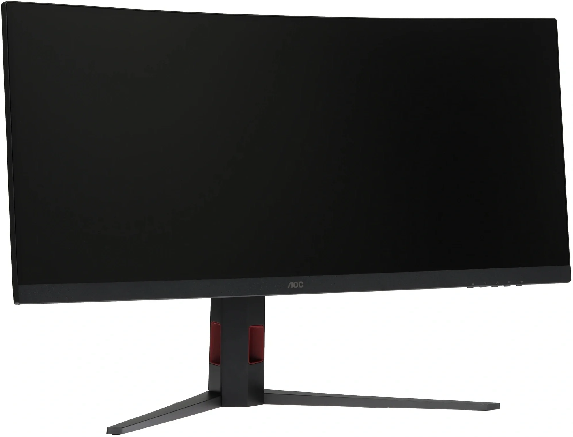 Монитор 34" AOC CU34G4 VA 3440x1440, 180 Гц, 0.5 мс, 21:9, 300 кд/м², HDMI 2.0, DP 1.4, 3.5 Jack, HDR10, FreeSync Premium, Adaptive-Sync, изогнутый экран (1500R), черный/красный