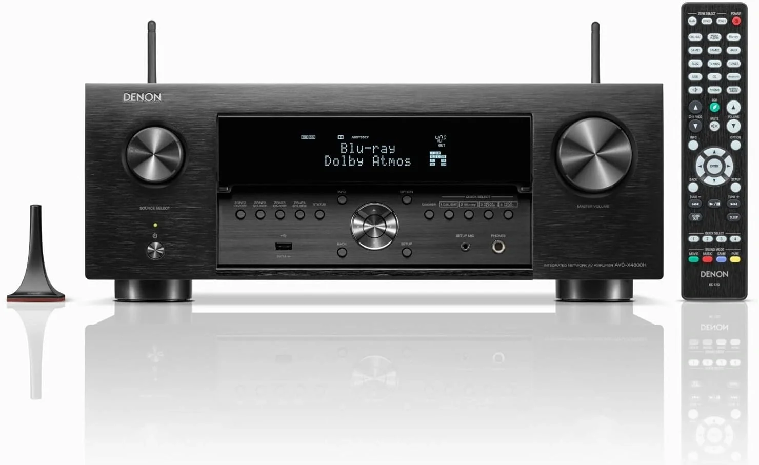 Ресивер AV Denon AVCX4800HBKE2, 9.4, черный
