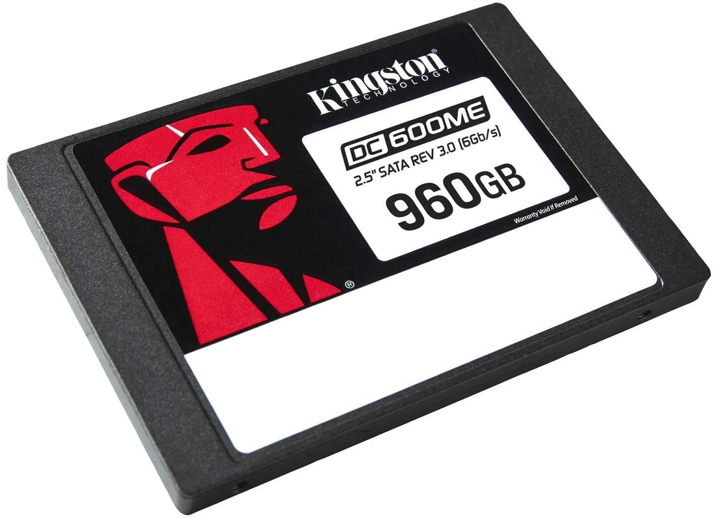 Твердотельный накопитель/ Kingston SSD DC600ME, 960GB, 2.5" 7mm, SATA3, 3D TLC, R/W 560/530MB/s, IOPs 94 000/65 000, TBW 1752, DWPD 1 (60 мес)