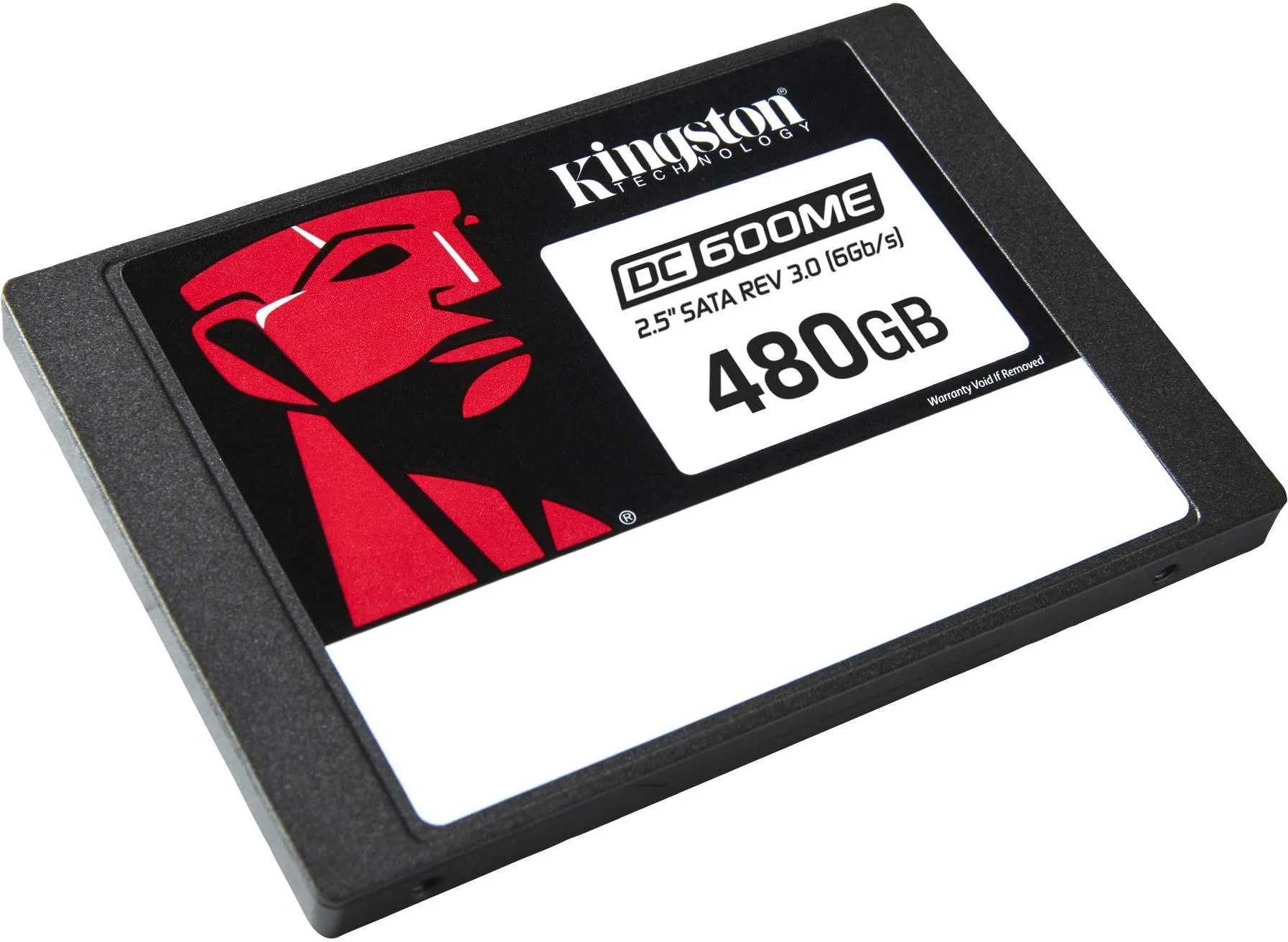 Твердотельный накопитель/ Kingston SSD DC600ME, 480GB, 2.5" 7mm, SATA3, 3D TLC, R/W 560/470MB/s, IOPs 94 000/41 000, TBW 876, DWPD 1 (60 мес)