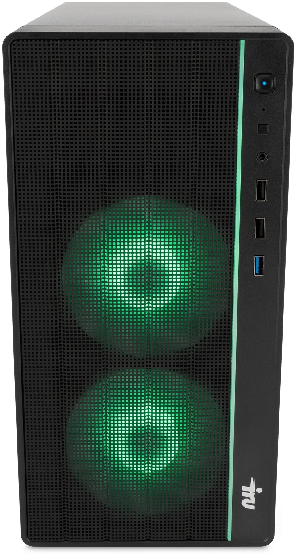 Системный блок iRU Tactio 310H6SEA MT, Intel Core i5-12400F/32 ГБ DDR4/512 ГБ SSD/NVIDIA GeForce RTX 3050 (8 Гб)/Без ОС, черный (2111271)