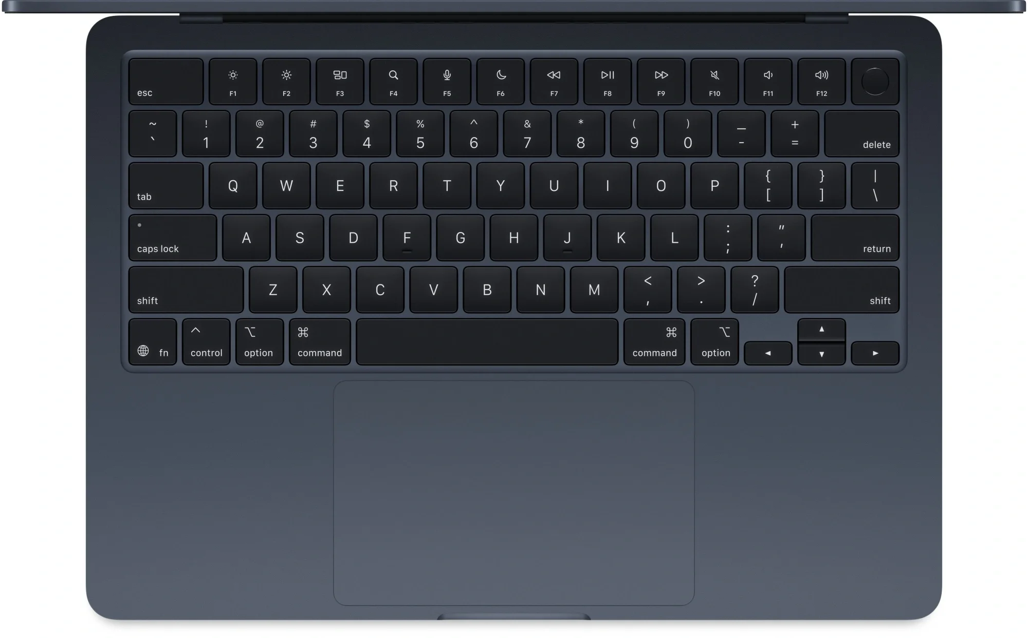 Ноутбук Apple MacBook Air A3240 M4 10 core 16Gb SSD512Gb/10 core GPU 13.6" Liquid Retina (2560x1664) macOS midnight WiFi BT Cam (MW133LL/A)