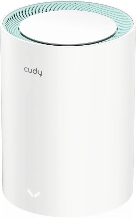 Cudy M1500(1-Pack) 1.0 Гигабитная Mesh-система Wi-Fi 6 AX1500, 2,4/5 ГГц, до 1501 Мбит/с, 3x1 Гбит/с, Cudy Mesh, MU-MIMO