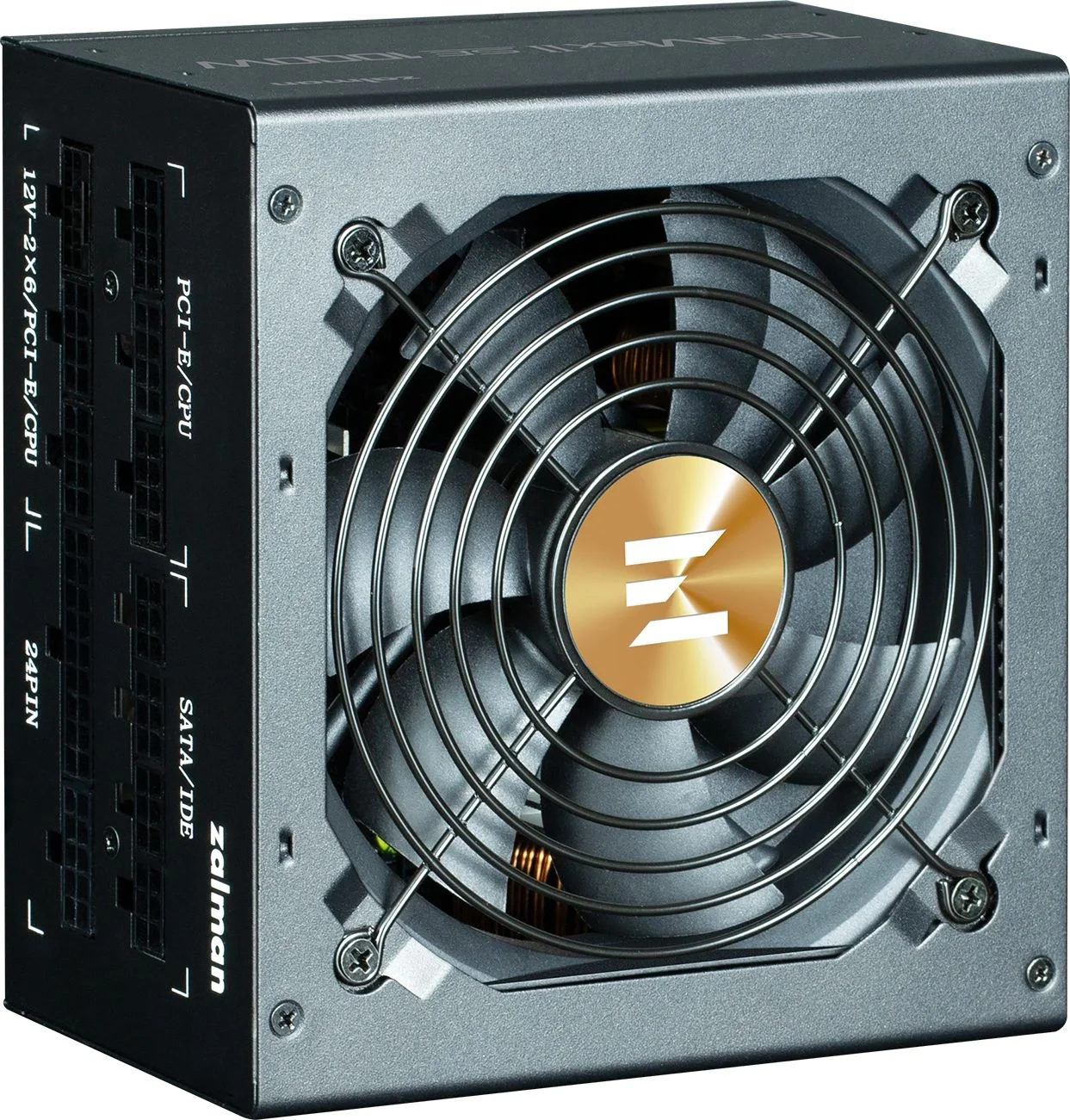 Блок питания Zalman ATX 1000W ZM1000-TMX2SE Gen.5 80+ gold 24pin APFC 120mm fan 12xSATA Cab Manag RTL