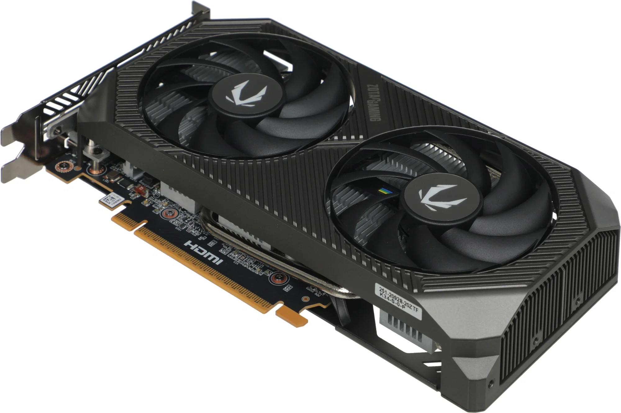 Видеокарта ZOTAC GAMING GeForce RTX 5060 TWIN EDGE 8Gb GDDR7 128 bit  2280/2497  MHz  3*DP/HDMI  2*FAN (ZT-B50600E-10M) RTL