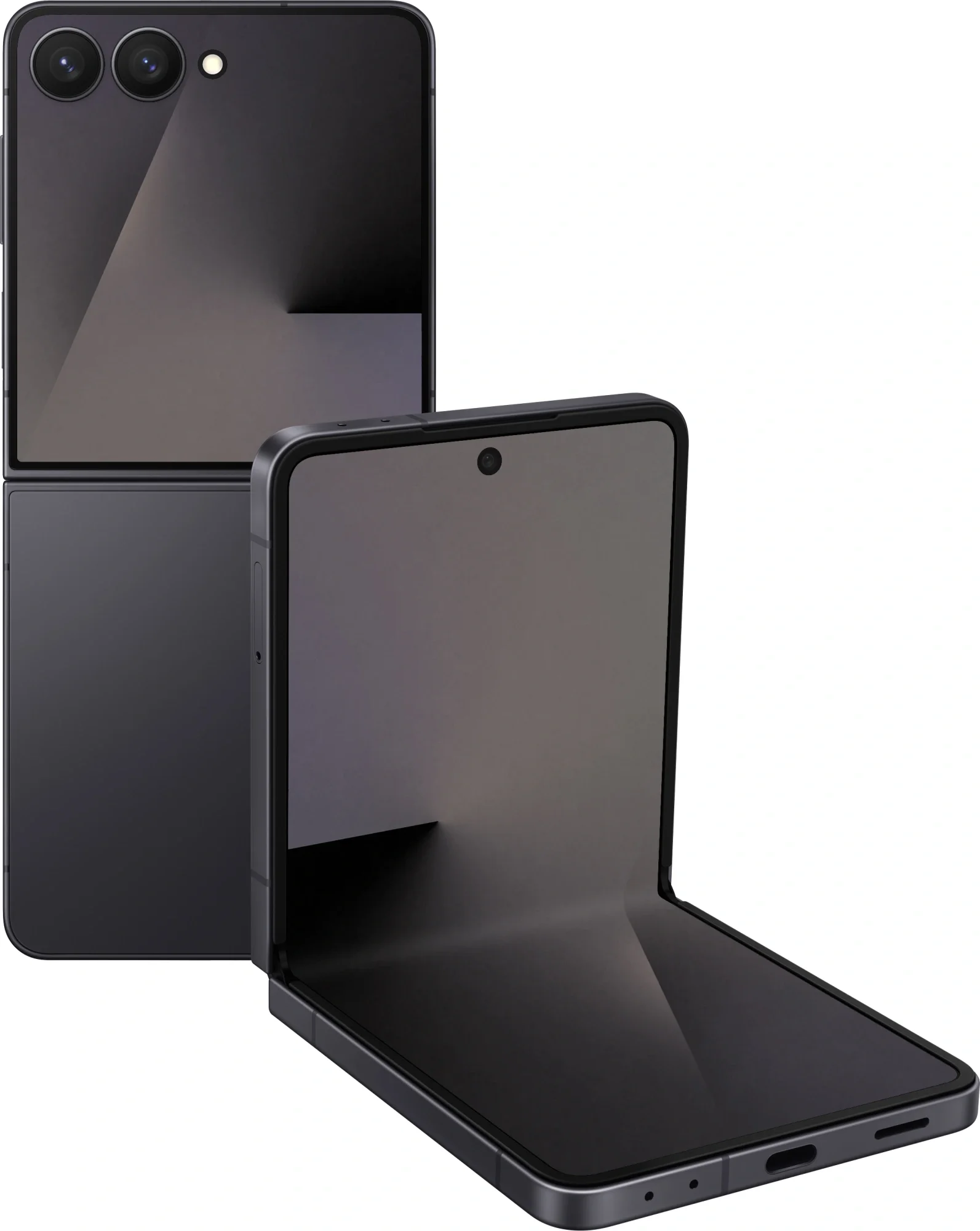 Смартфон Samsung SM-F766B Galaxy Z Flip7 256Gb 12Gb черный раскладной 3G 4G 1Sim 6.9" 1080x2520 Android 16 50Mpix 802.11 a/b/g/n/ac/ax/be NFC GPS GSM900/1800 GSM1900 Protect