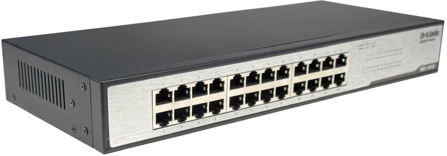 Коммутатор D-Link DGS-1024C/F6/E, неуправляемый, 24×1GbE, 1U
