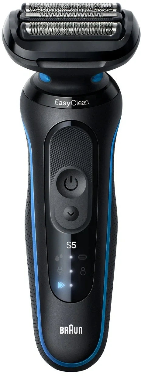 Braun 52-B1600S Бритва  сетчатая  реж.эл.:3  питан.:элек.сеть/аккум. синий