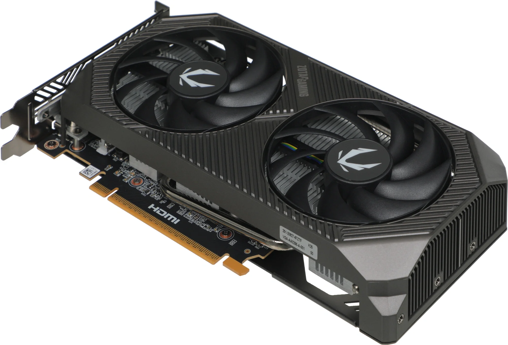 Видеокарта Zotac NVIDIA - GeForce RTX 5050 Twin Edge OC, PCI-E 4.0, GDDR6 8GB 128bit, 1x HDMI, 3x DP, max 7680 x 4320 (8K), ZT-B50500H-10M