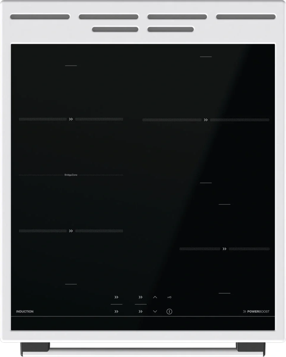 Электрическая плита Gorenje GEIT5C60WPG, стеклокерамика, электрическая, без крышки, белый