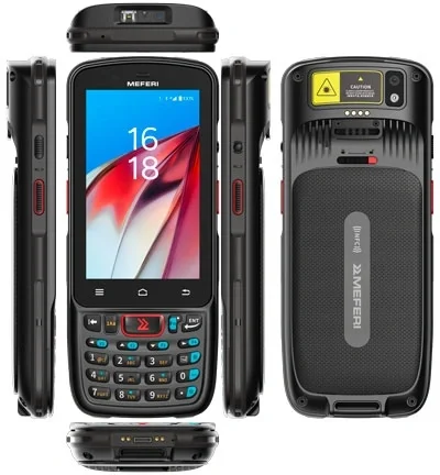 Терминал сбора данных/ Терминал сбора данных Meferi ME40K ULTRALITE 4" Экран / Android 12 / MTK6765, 2.0GHz, 8-core / 3GB RAM-32GB ROM / Клавиатура 21 клавиша / Wireless LAN,IEEE 802.11a/b/g/n/ac/ax (ready) / Bluetooth / 13МП передняя камера / 1D, 2D Meferi SE5070 сканирующий модуль / 5180 мАч съемная батарея / Без SIM / IP67 / GMS / AER / SOTI / SHADOWALK