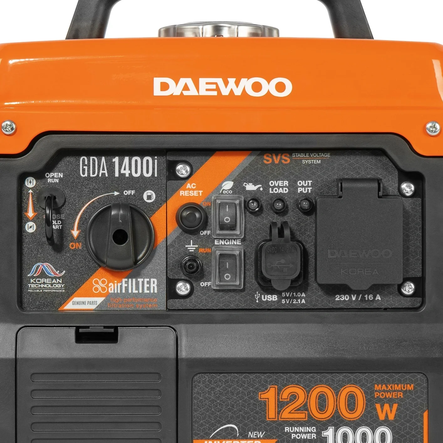 DAEWOO Генератор бензиновый инверторный GDA 1400i