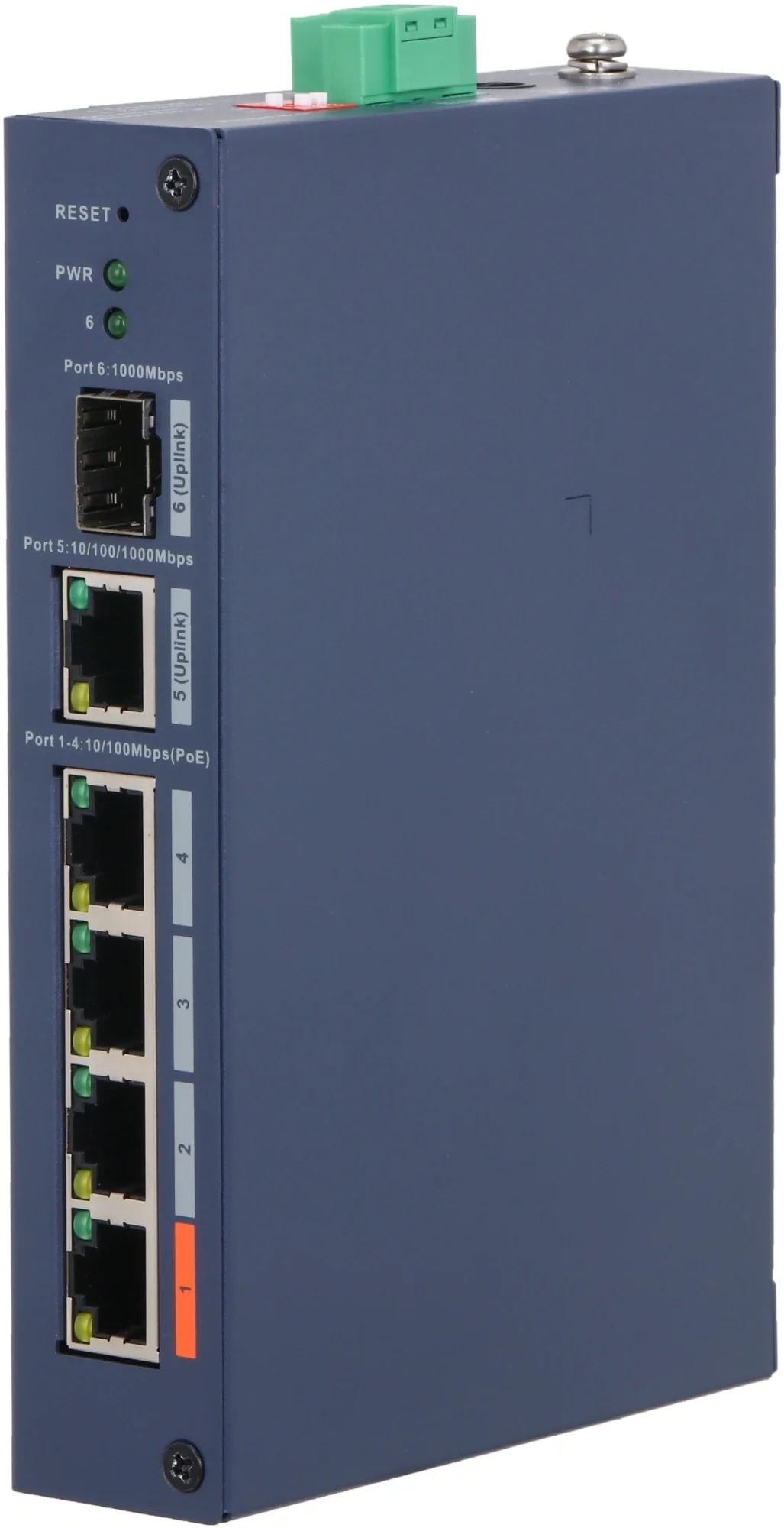 4-портовый PoE коммутатор с функцией облачного управления, Порты: 4 RJ45 10/100Мбит/с (PoE/PoE+/Hi-PoE), 1 RJ45 10/100/1000Мбит/с (uplink), 1 SFP 1000Мбит/с (uplink); мощность PoE: порт 1 до 60Вт, порты 2-4 до 30Вт, суммарно до 60Вт; PoE watchdog, передача