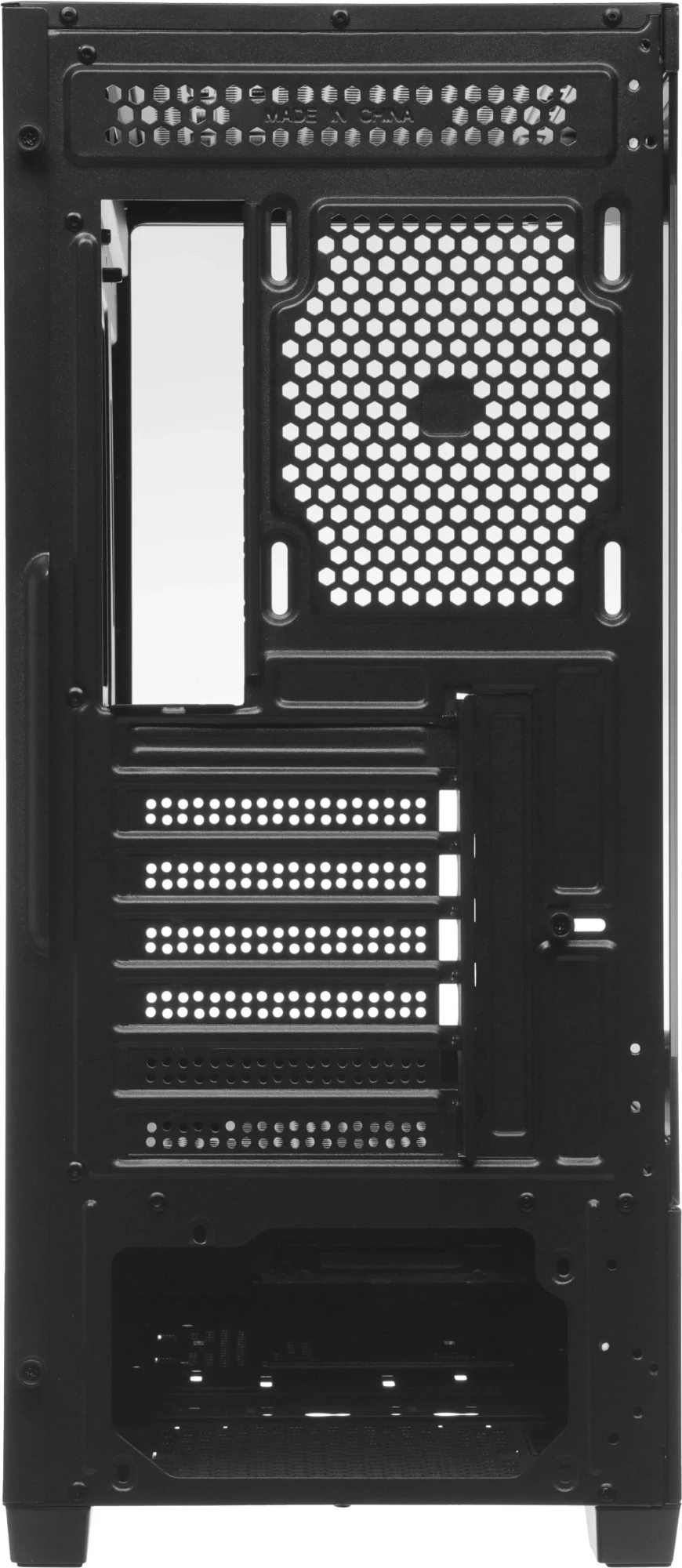 Корпус Accord ACC-EL1B TG черный без БП ATX 2xUSB2.0 1xUSB3.1 audio bott PSU