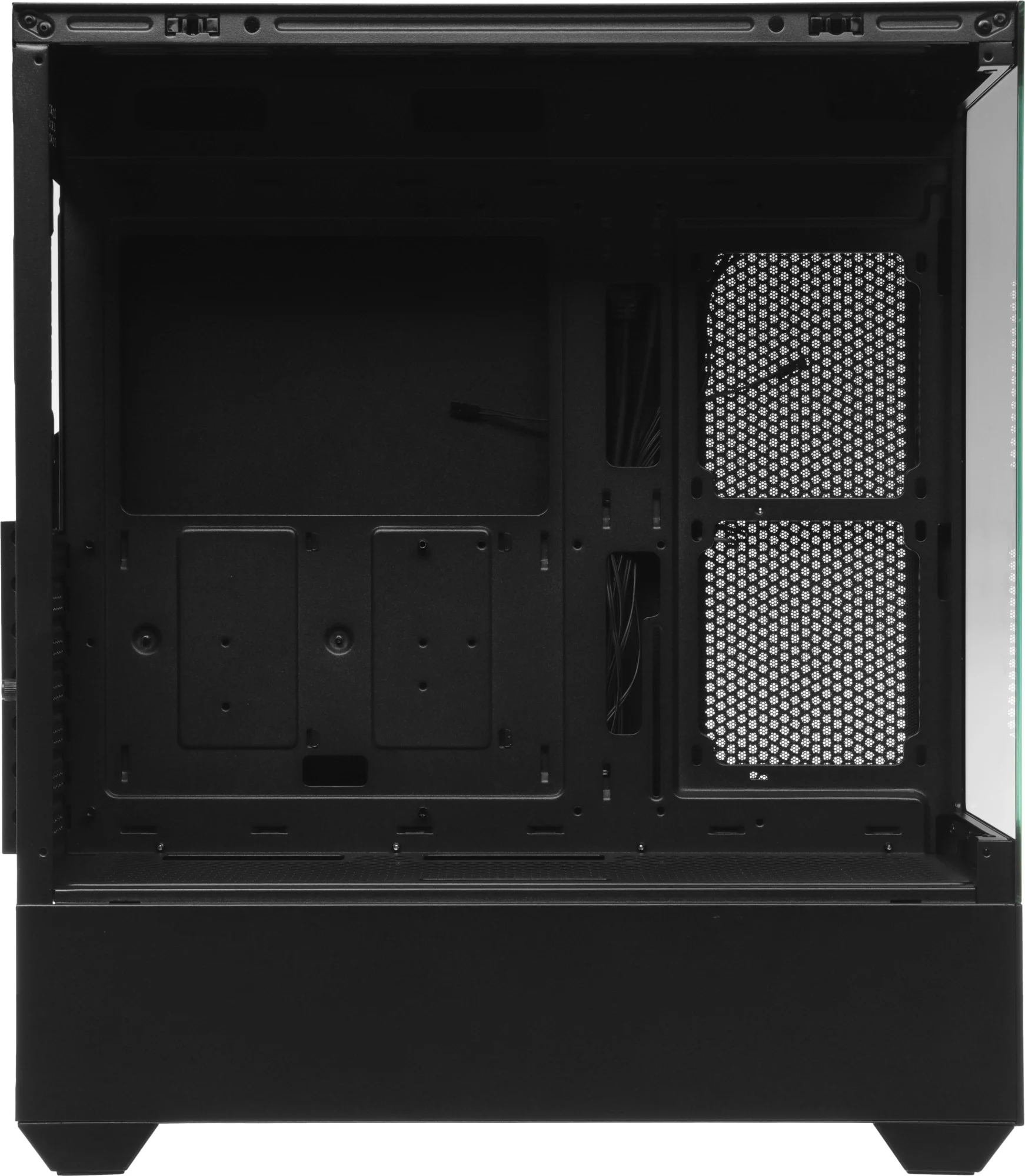 Корпус для ПК accord - ACC-EL1B TG, mITX, mATX, ATX, 3х2.5", 1х3.5", 2xUSB2.0, 1xUSB3.1, Midi Tower, без БП, цвет чёрный, ACC-EL1B