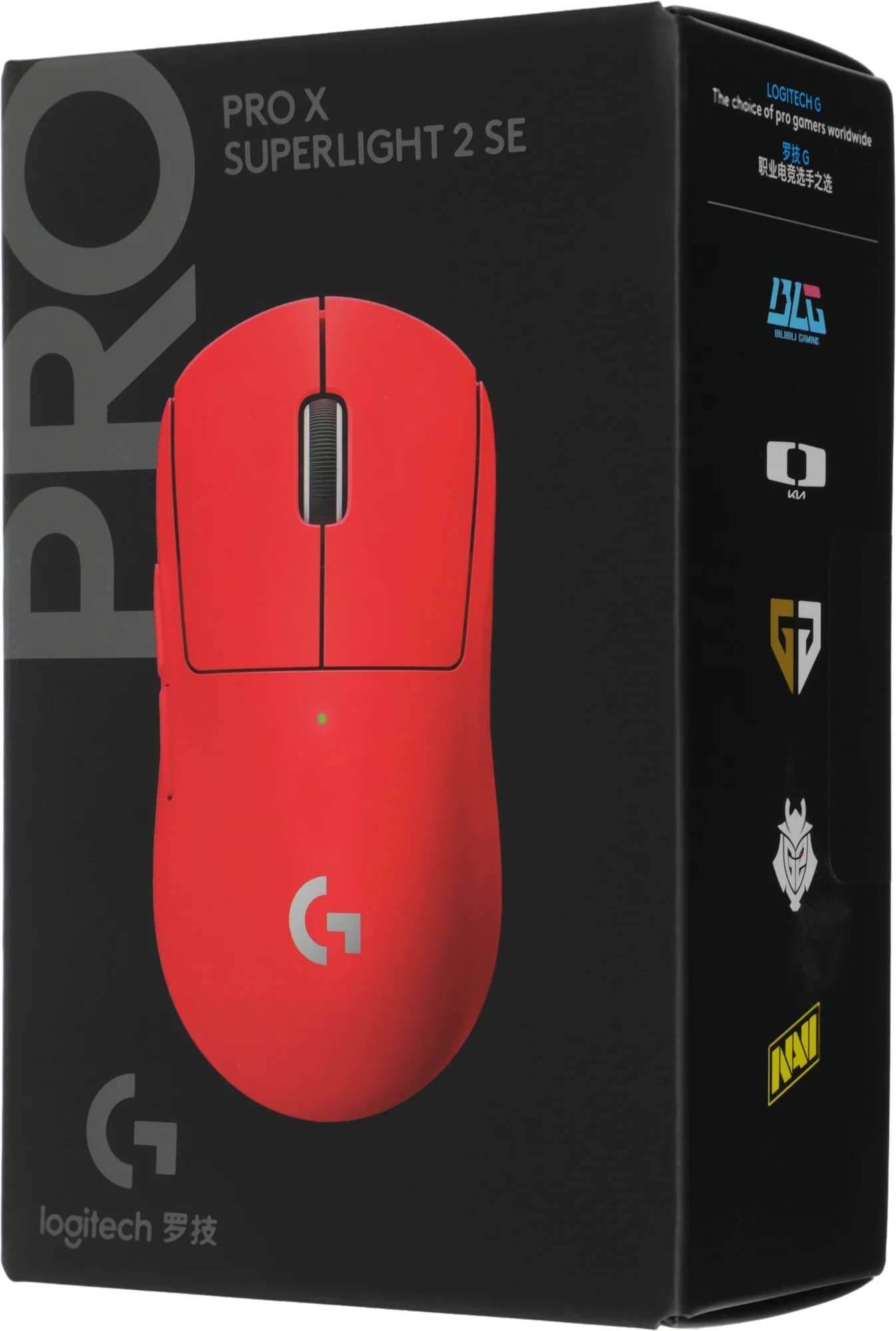 Мышь Logitech G PRO X SUPERLIGHT 2 SE красный оптическая 44000dpi беспров. USB-C 4but (910-007474)