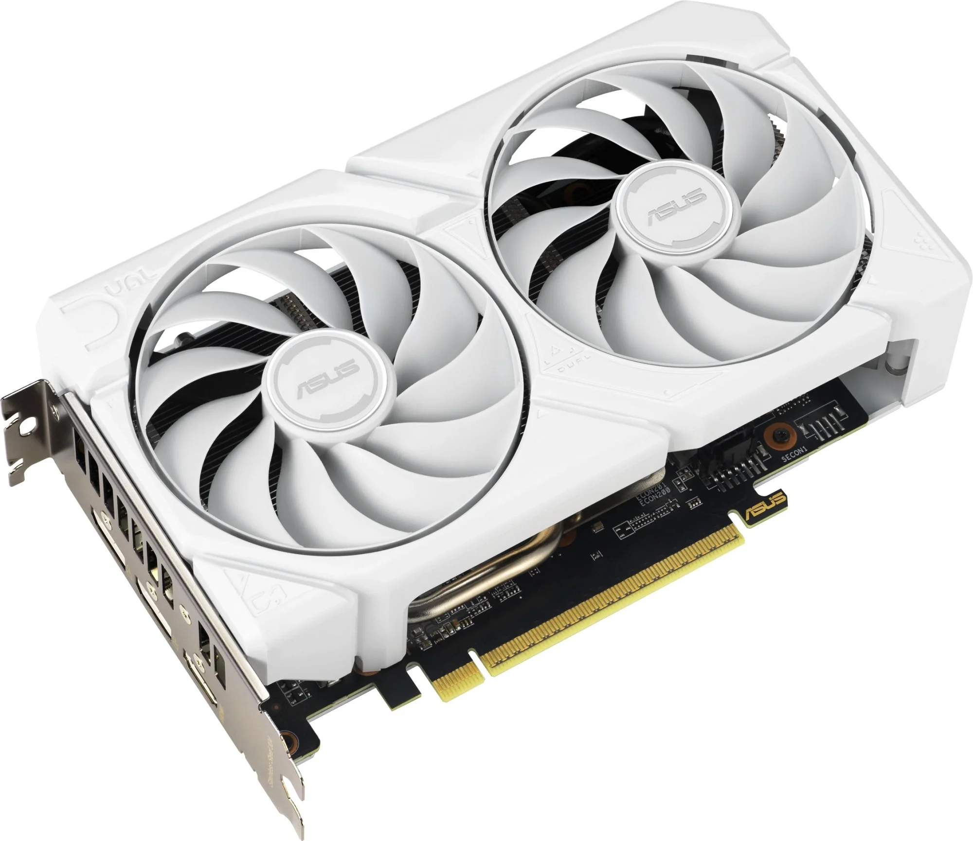 Видеокарта Asus AMD - Radeon RX 9060 XT Dual, PCI-E 5.0, GDDR6 16GB 128bit, 1x HDMI, 2x DP, max 7680 x 4320 (8K), DUAL-RX9060XT-16G-WHITE