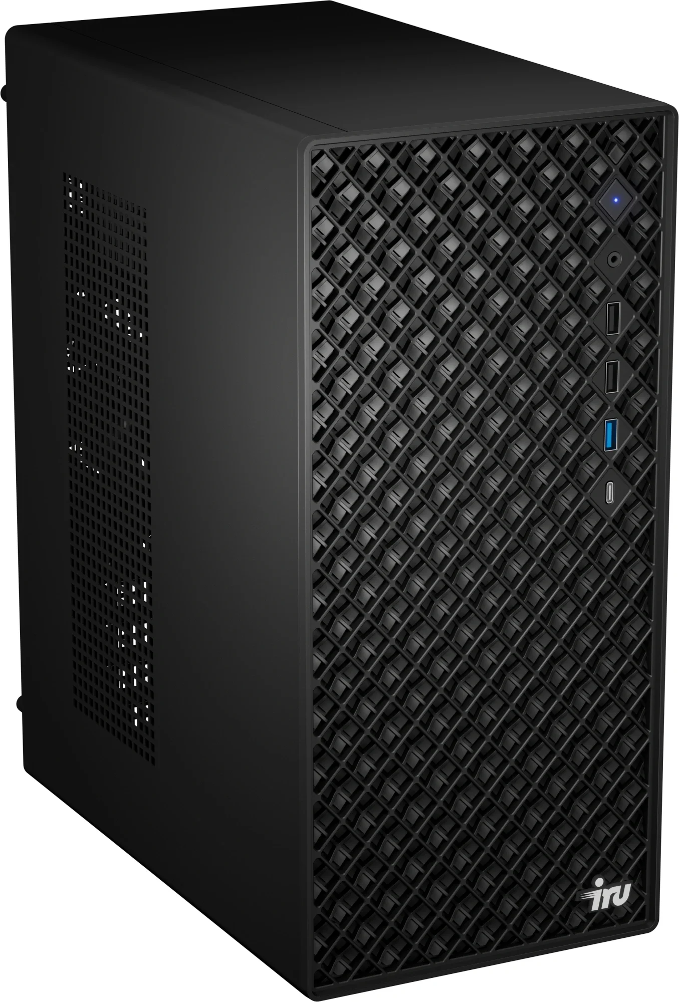 Компьютер IRU Tactio 520B6SB MT Ryzen 5 7600 (3.7) 32Gb SSD512Gb RGr Win11Pro 2.5xGbitEth 450W черный (RUS) (2131213)
