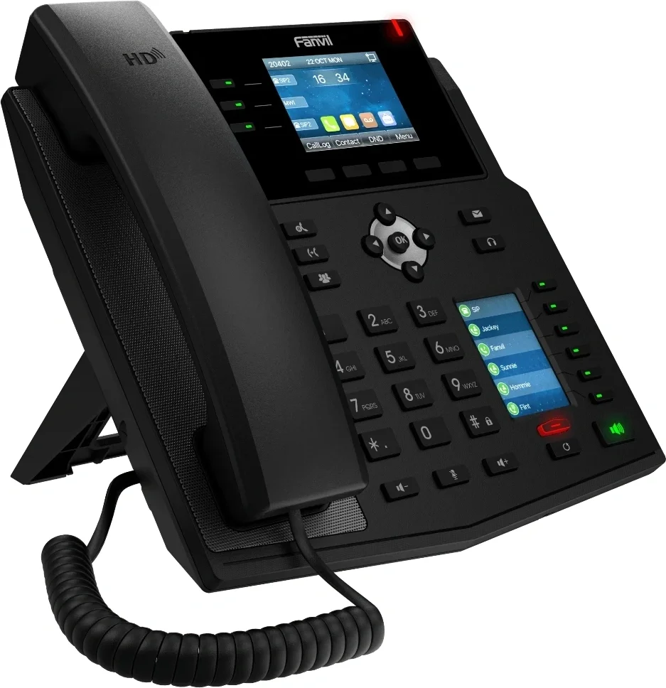 IP-телефон Fanvil X4U V2, черный