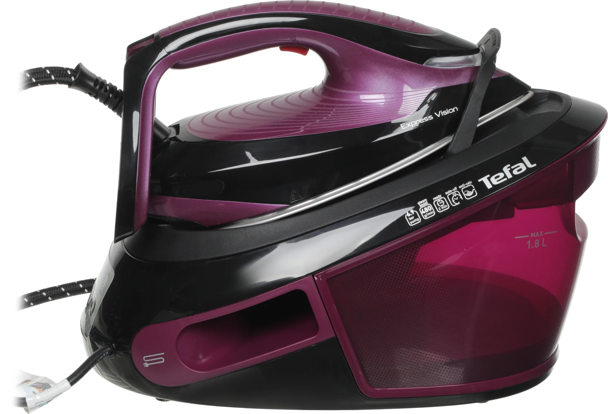 Парогенератор Tefal Express Vision SV8152E0 2800Вт фиолетовый/черный