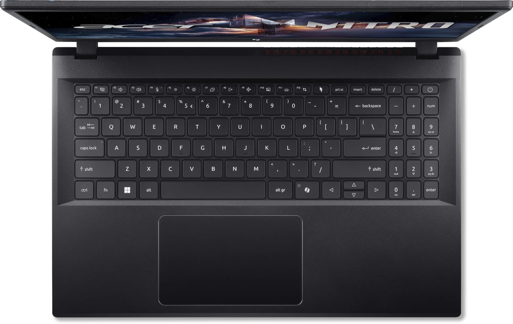 Ноутбук Acer Nitro V 15 ANV15-52-54JU Core i5 13420H 16Gb SSD1Tb NVIDIA GeForce RTX4050 6Gb 15.6" IPS FHD (1920x1080) без ОС black WiFi BT Cam (NH.QV2CD.002)