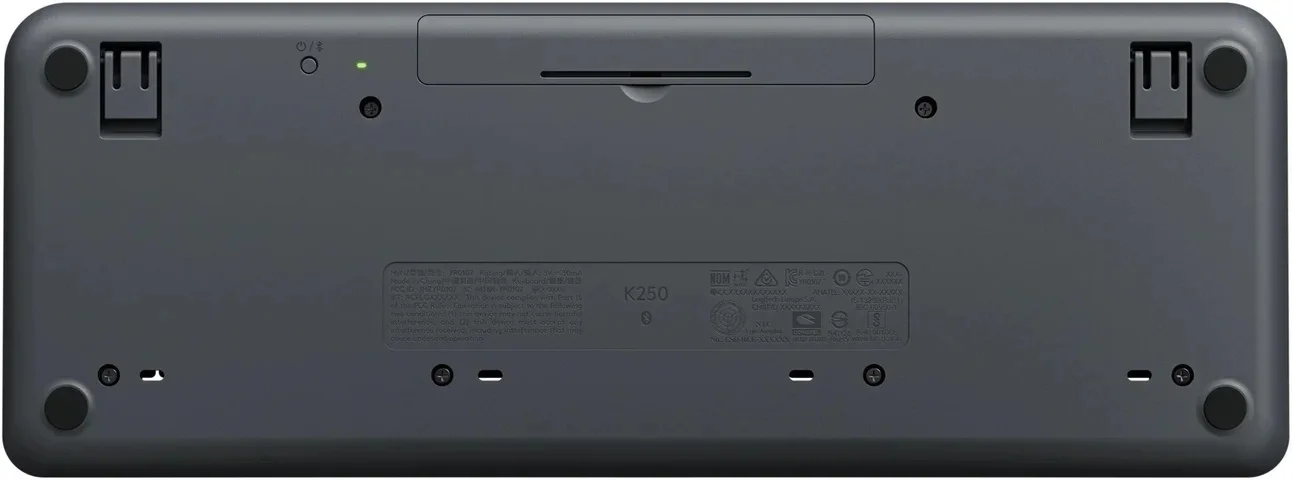Клавиатура Logitech K250 YR0107 графитовый беспроводная BT slim (920-013452)