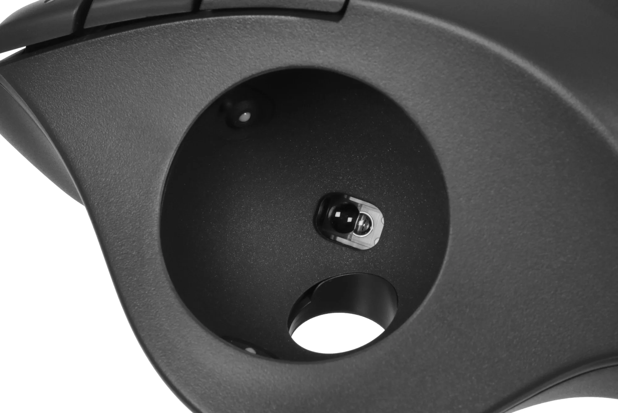 Трекбол Logitech M575S черный оптическая 2000dpi беспров. BT/Radio USB 4but (910-007035)