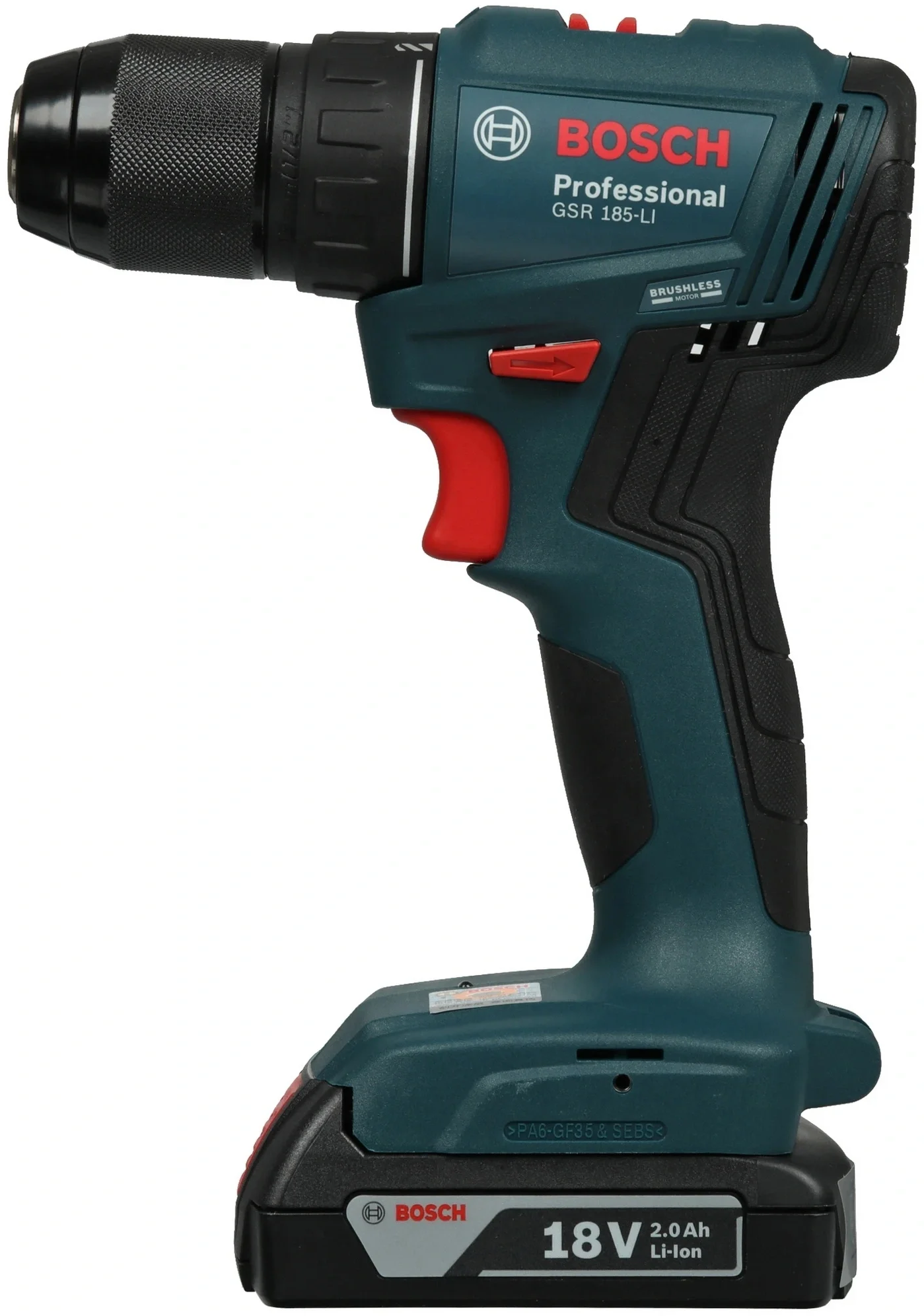 06019K3080  Дрель-шуруповерт Bosch GSR 185 LI аккум. патрон:быстрозажимной (кейс  в комплекте) ()
