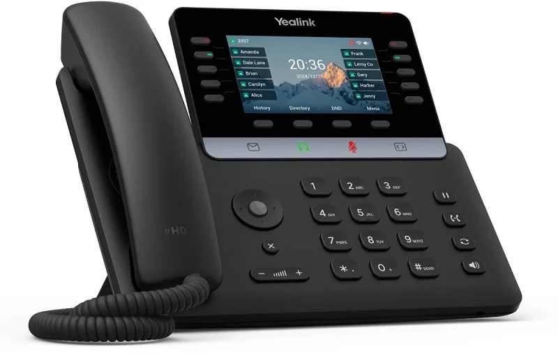 Телефон SIP YEALINK SIP-T74U (16 аккаунтов, 4,3" цветной экран, порт USB, BLF, PoE, GigE, без БП в комплекте) (SIP-T74U)