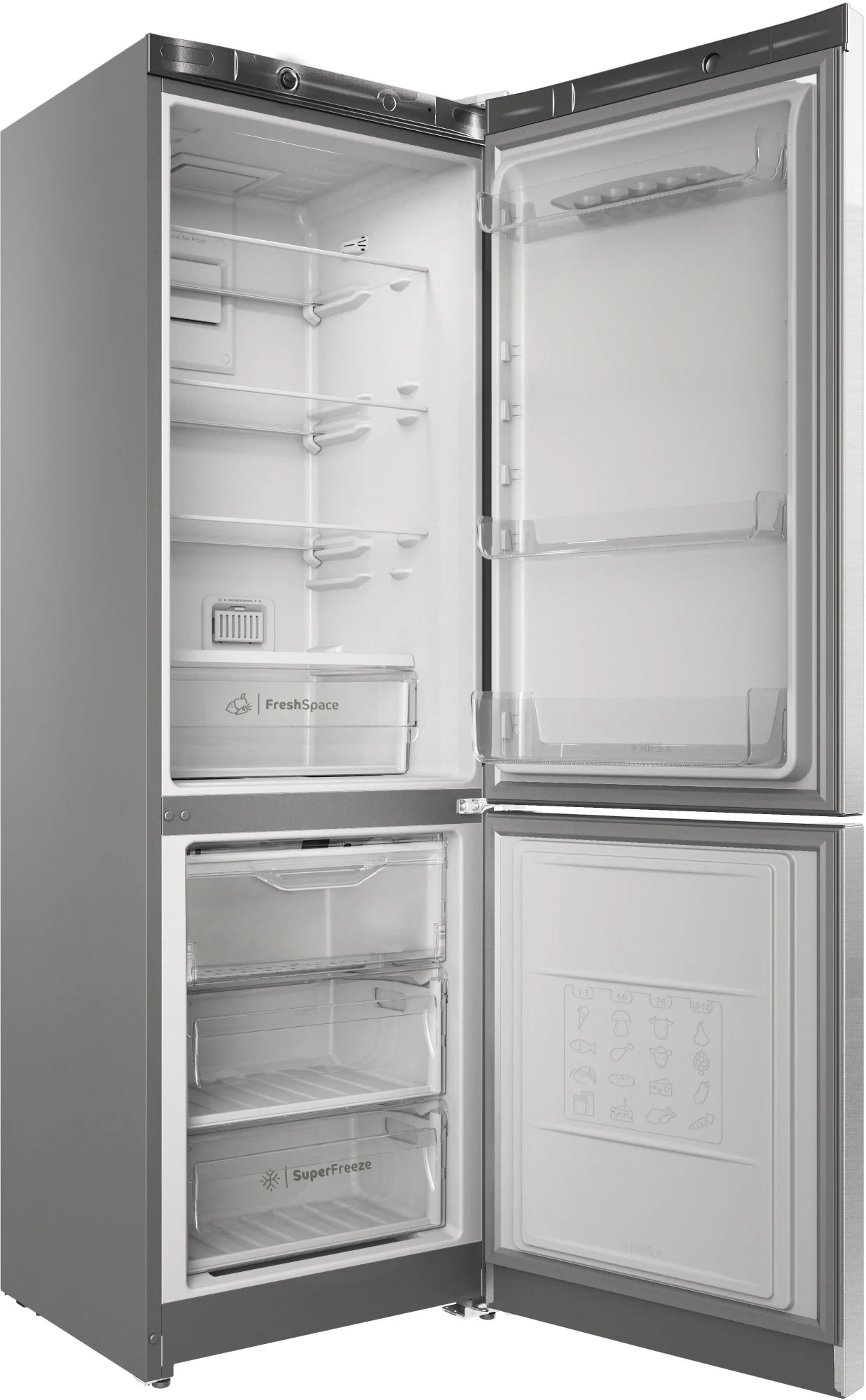 Холодильник Indesit 869892300050, ITS 4180 XB, двухкамерный, 326 л, No Frost