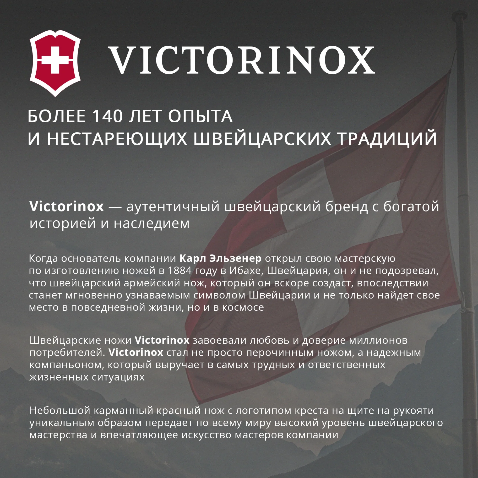 Карабин для ключей Victorinox 4.1835 серебристый