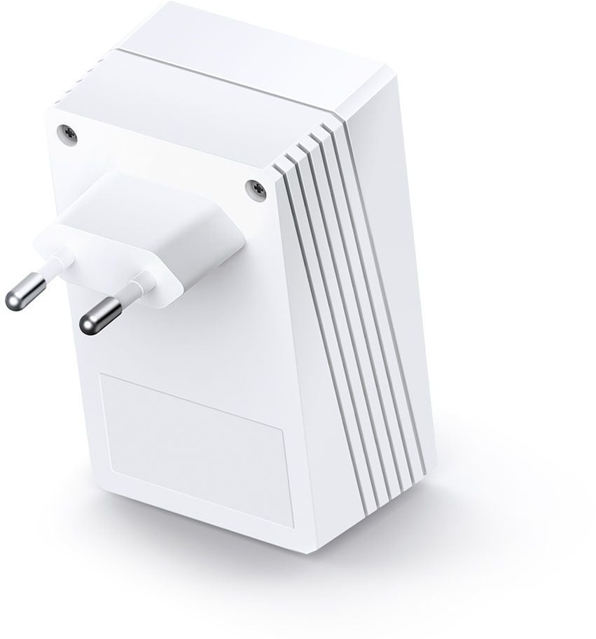 TP-Link AV600 Powerline N300 Wi-Fi Extender. SPEED: 300 Mbps at 2.4 GHz, 600 Mbps Powerline. SPEC: Qualcomm CPU, 2× 10/100 Mbps Ports, Wall Plugged, HomePlug AV2. FEATURE: Plug and Play, tpPLC Utility, tpPLC APP, One-Touch Wi-Fi Configuration, Auto-Sync Wi-Fi Setting, Pair for More Security (WPA4220)