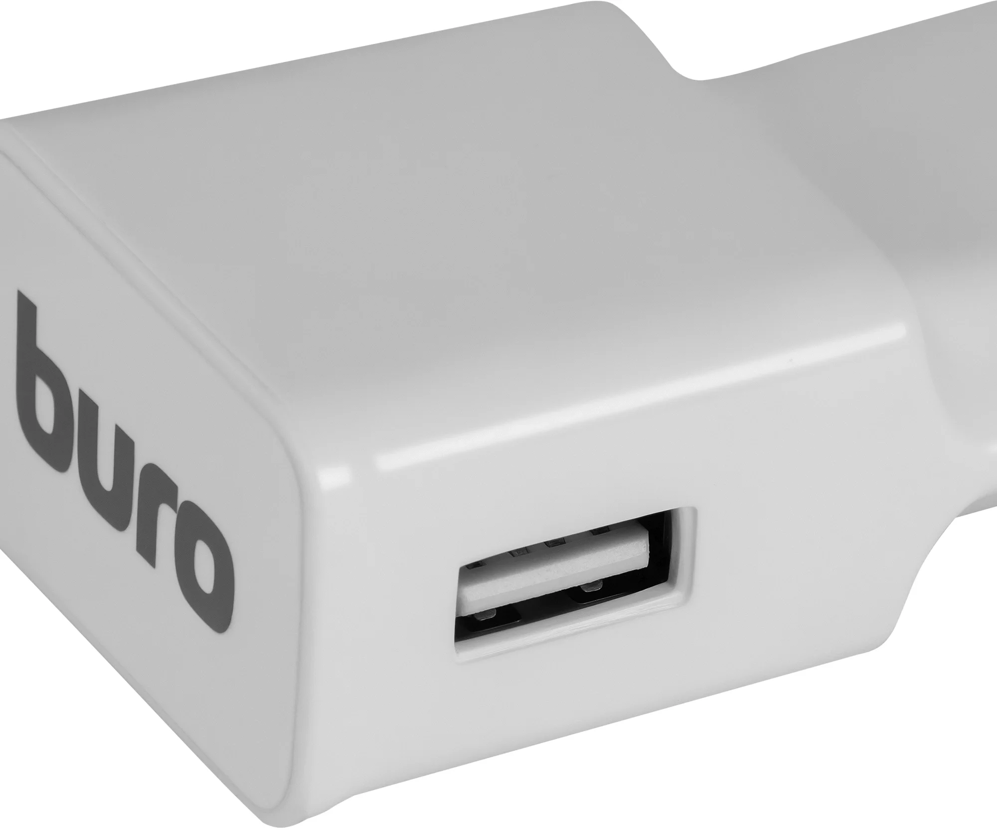 Сетевое зарядное устройство Buro TJ-159w, USB-A, 10.5Вт, 2.1A, белый