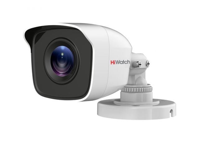 Камера видеонаблюдения аналоговая HiWatch DS-T200(B)(3.6mm), 1920x1080, 3.6 мм, ИК 20 м, 2Мп, 1/2.7" CMOS, уличная, цилиндрическая, HD-TVI/AHD/CVI/CVBS, белый
