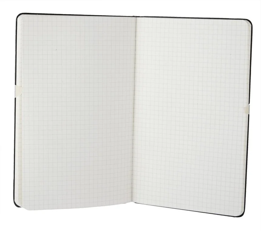 Блокнот Moleskine CLASSIC QP061 Large 130х210 мм, 240 страниц, клетка, твердая обложка, черный
