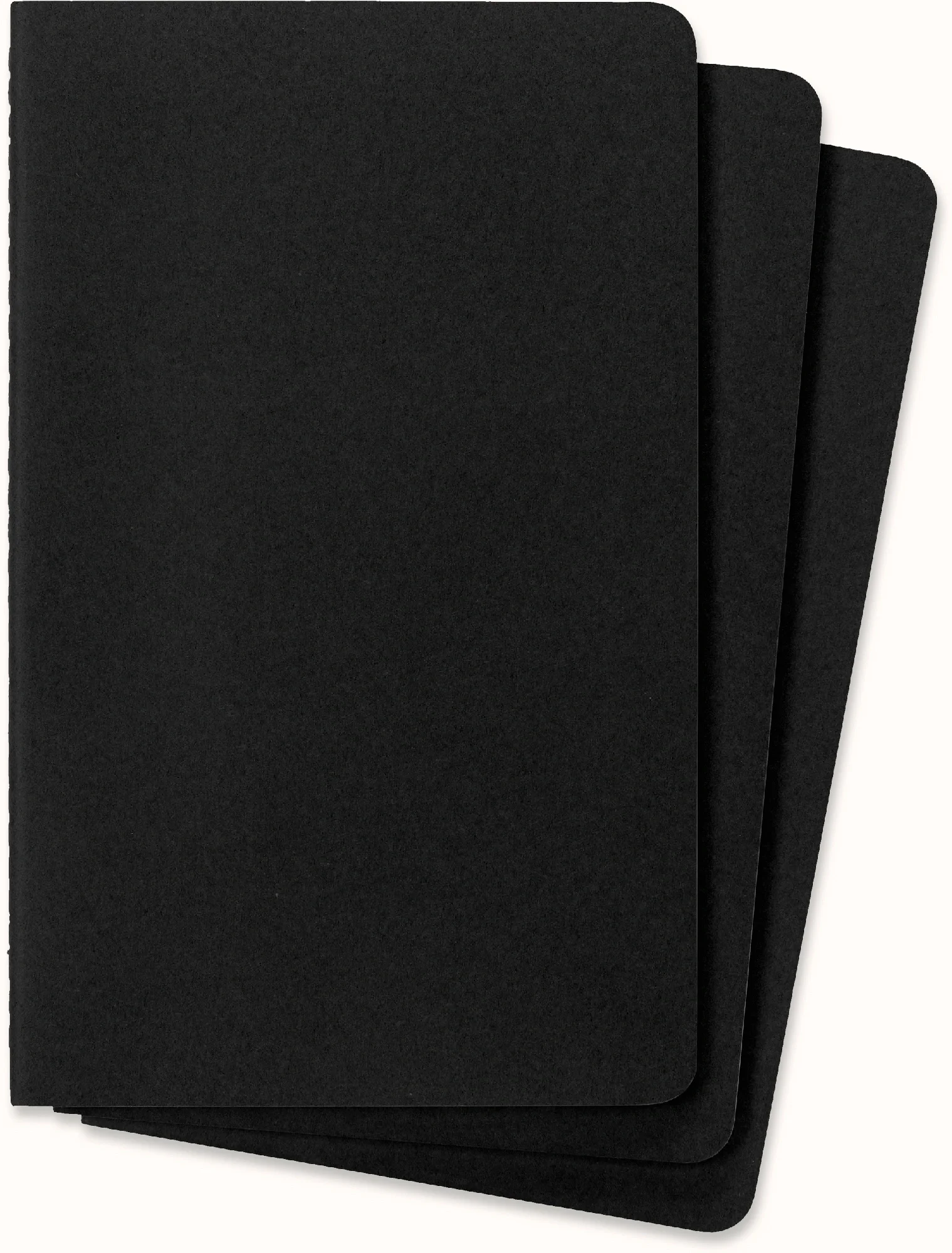 Блокнот Moleskine CAHIER JOURNAL QP316 Large 130х210мм обложка картон 80стр. линейка  черный  (3шт)