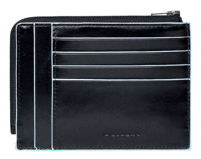 Чехол для кредитных карт Piquadro Blue  Square  PU1243B2R/N  черный натур.кожа