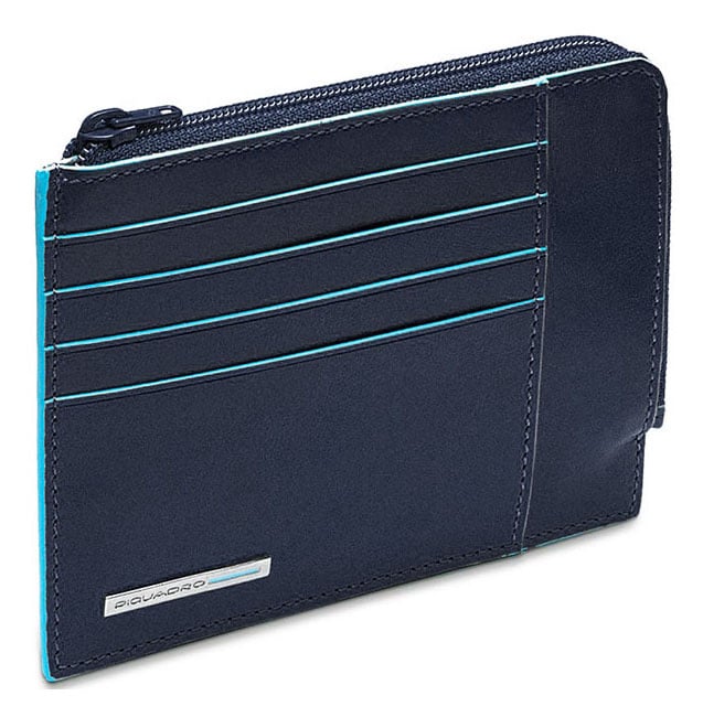 Чехол для кредитных карт Piquadro Blue Square PU1243B2R/BLU2  синий  натур.кожа