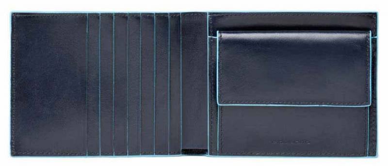 Кошелек мужской Piquadro Blue Square PU1239B2R/BLU2  синий  натур.кожа