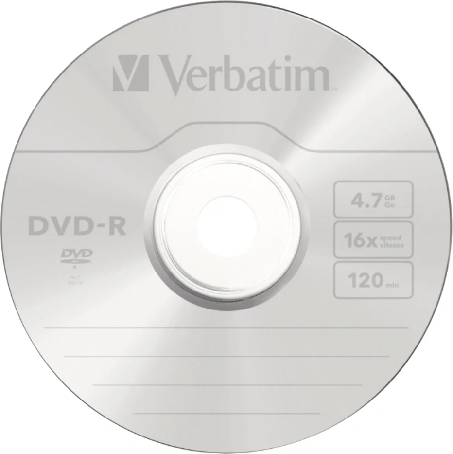 DVD-R Disc Verbatim   4.7Gb  16x  (уп. 50 шт) на  шпинделе (43548)