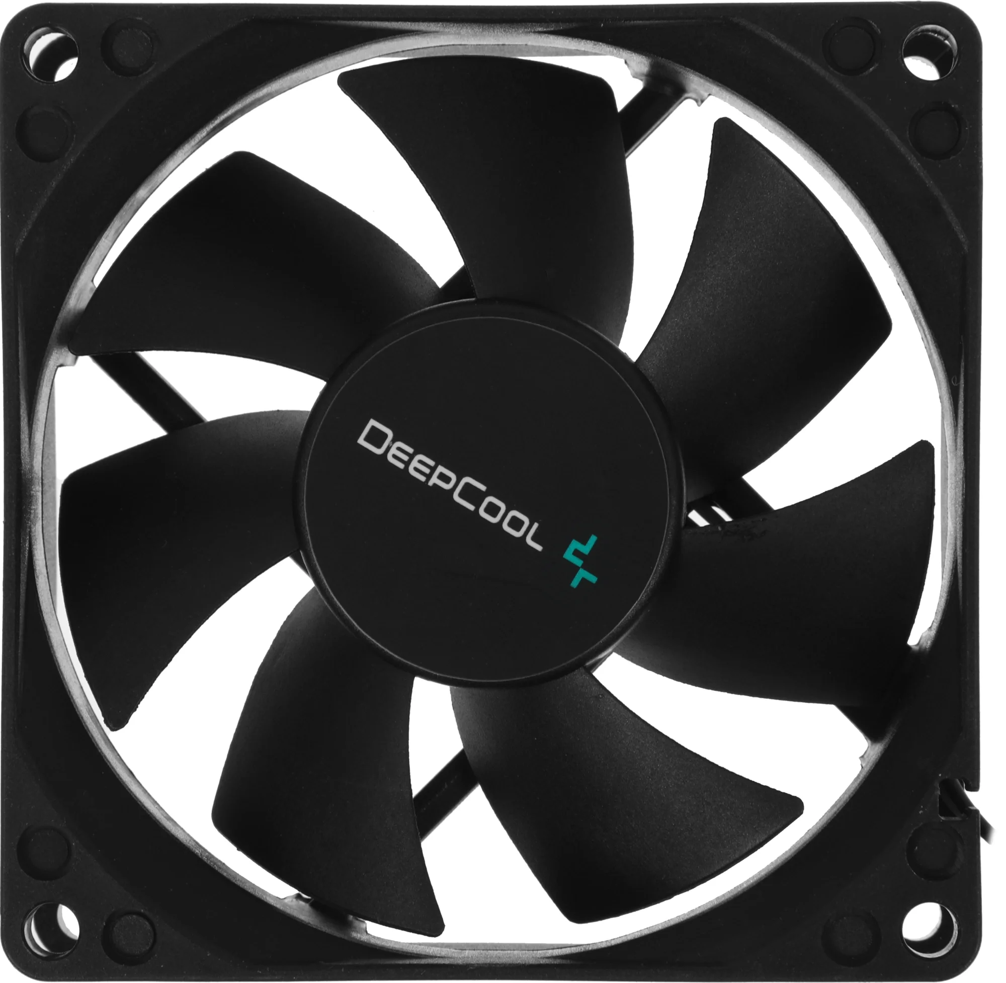 Вентилятор для корпуса DEEPCOOL Xfan80 80x80x25мм (240шт./кор, пит. от БП, черный, 1800об/мин) Color BOX (DP-FDC-XF80)